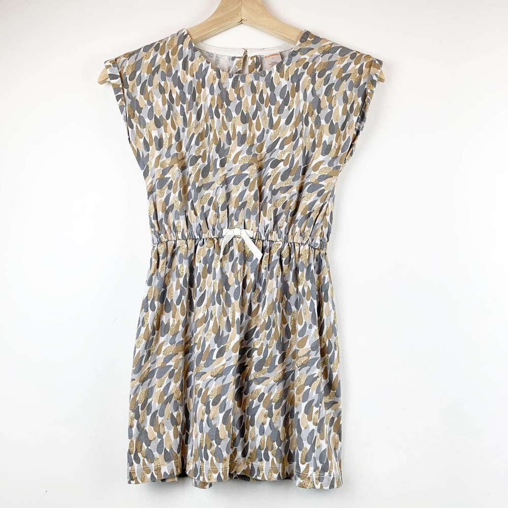 GYMBOREE Confetti Gold Shimmer Dress 7